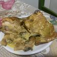 Conejo al curry con champiñones
