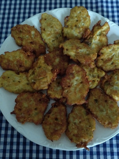 Una foto de Buñuelos de berenjena