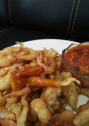 Foto resep Udang Crispy Asem Manis