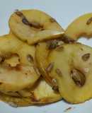 Manzanas al horno con mandarina