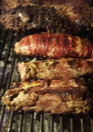 Una foto de Solomillo relleno a la parrilla