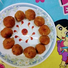 A picture of Poteto paneer balls.