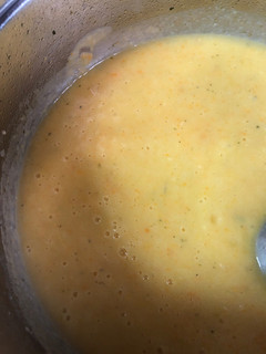 Una foto de Crema de calabacín