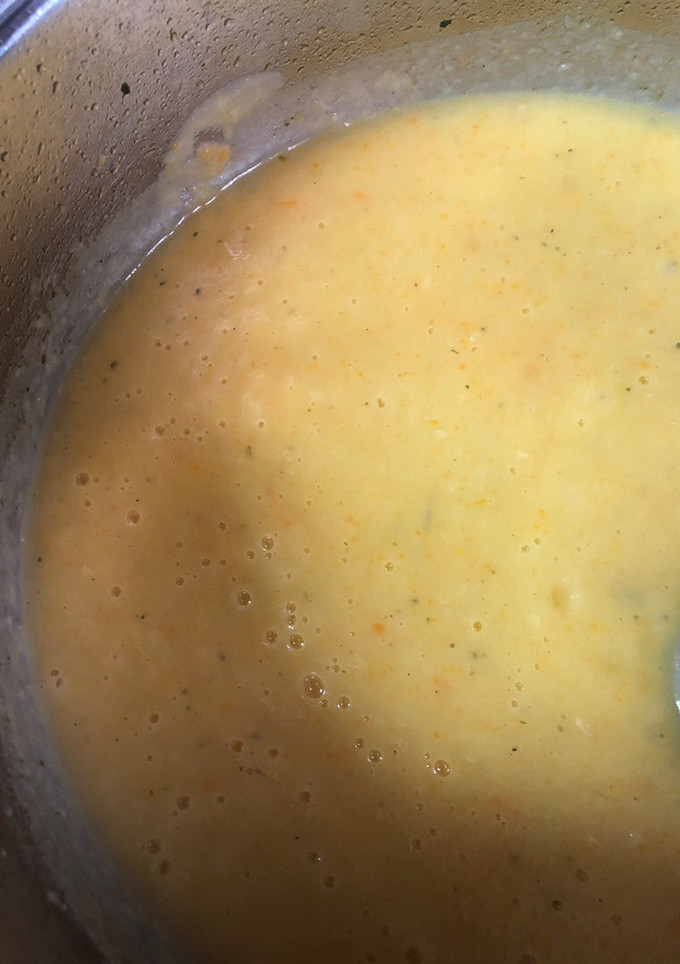 Una foto de Crema de calabacín