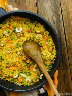 A picture of Vegetable Pulao.
