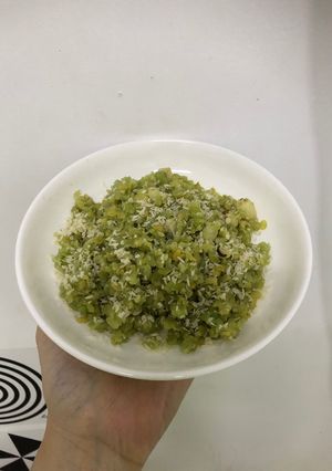 Hình của món Xôi cốm hạt sen.