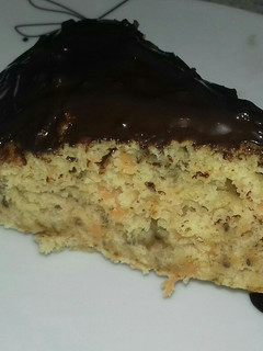 Una foto de Pastel zanahoria vegano