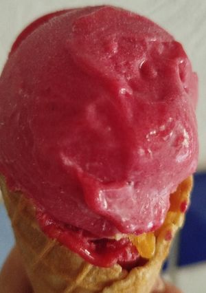 Une photo de Sorbet groseille