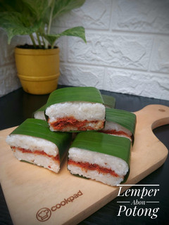 Foto resep Lemper Abon Potong