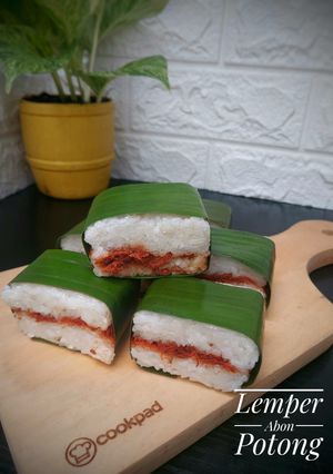 Foto resep Lemper Abon Potong