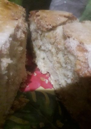 Una foto de Bizcochuelo de banana y avena