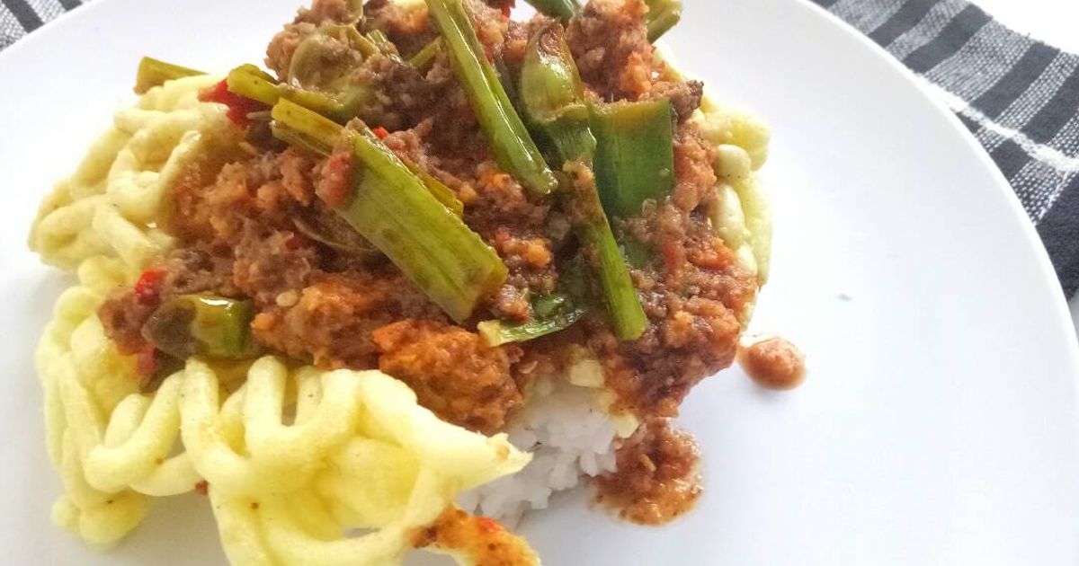 Resep Nasi Krupuk Banjur Oncom Genjer oleh Nirastorytummy - Cookpad