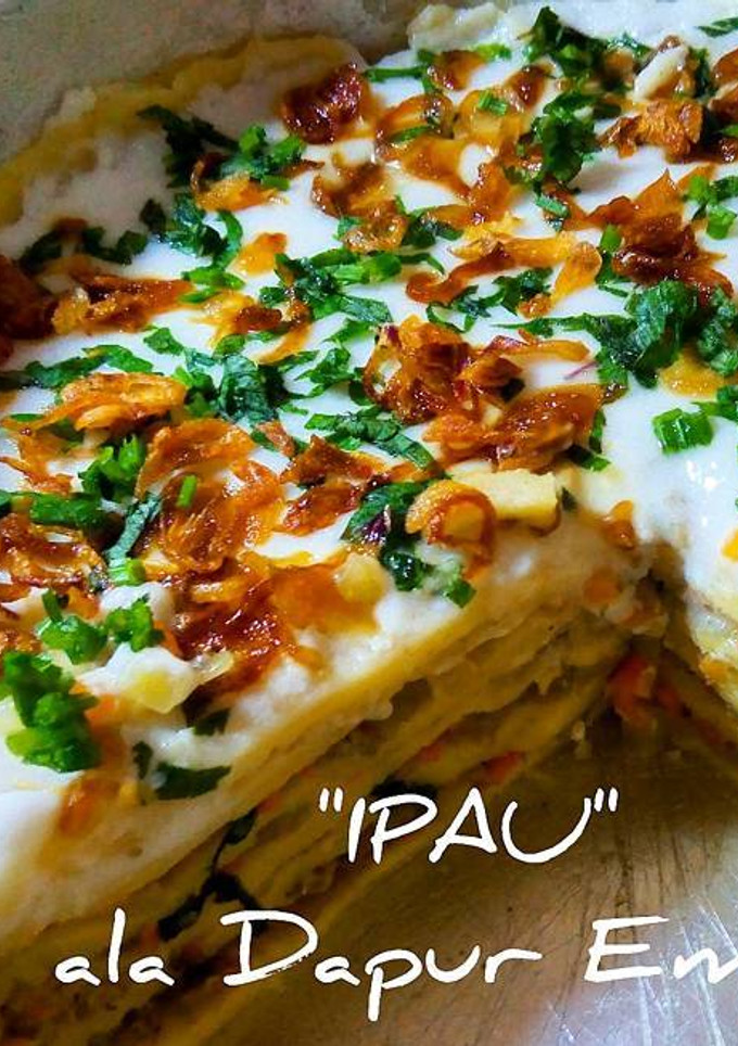 Foto resep Wadai Ipau (Lasagna) Khas Kalimantan Selatan