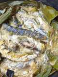 Mathi Pollichathu (Sardines cooked in Banana leaf)