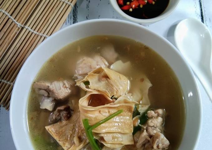 Resep Sup Tahu Kering Ayam Ala Resto Chinese Oleh Mak Win Cookpad