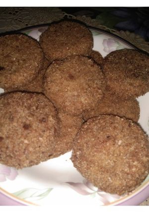 A picture of Chicken shami kabab.