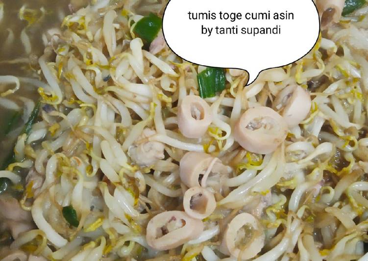 Tumis toge cumi asin