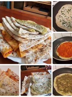 صورة لوصفة فطاير الصاج السورية