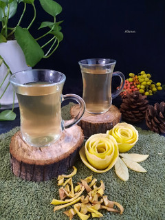 عکسی از دستور دمنوش پوست سیب و دارچین