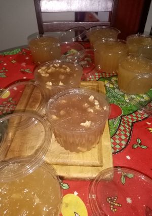 Una foto de Mermelada de alcayota con y sin nuez, casera