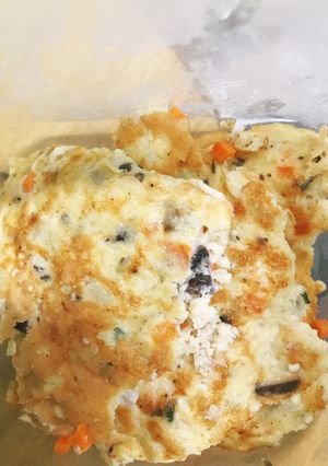 Hình của món Trứng ức gà áp chảo eatclean.