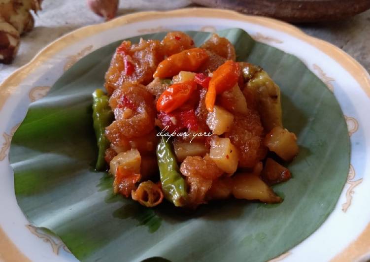 Cara Gampang Menyiapkan #11 Sambel Krecek pendamping Gudeg Simple 🤩, Bikin Ngiler