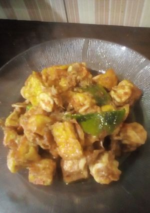 Foto resep Oseng udang tahu