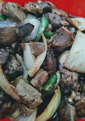 Foto resep Ati Ampela Lada Hitam