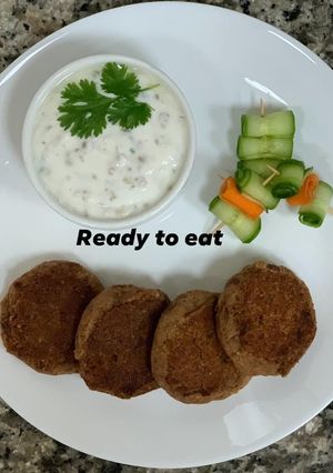 A picture of Lukhnow Special Vegetable Galouti Kebab.