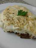 Moussaka con puré de papas. Shephard pie - Pastel del pastor