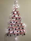 Albero di Natale di frollini al cacao