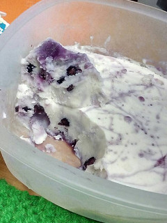 A picture of Blueberry Cream Freeze #denisemartin.