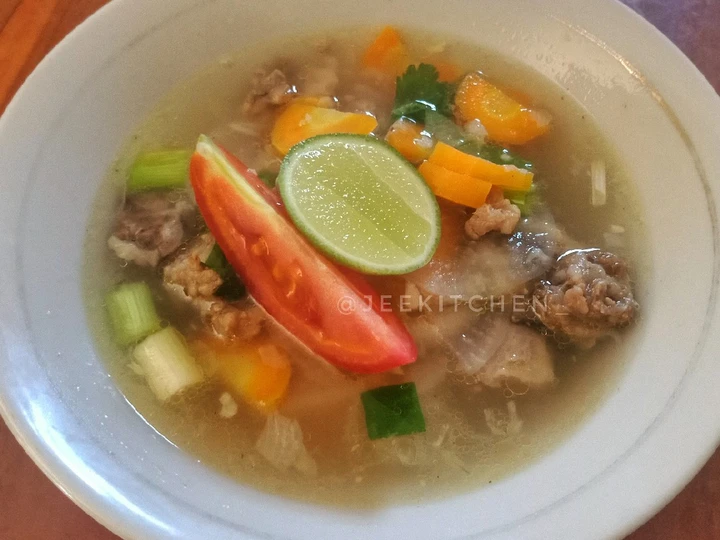 Langkah Gampang Menyiapkan Resep Soto Bandung || Sup Lobak Daging Sapi Kuah Bening yang Bisa Manjain Lidah