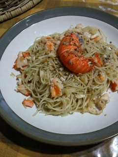 Foto resep Spaghetti Lobster Aglio Olio