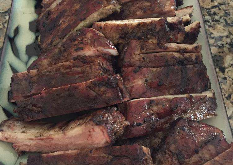 Recipe of Award-winning Grilled Sweet Ribs