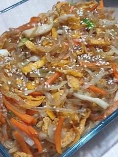 Foto resep Japchae shirataki khas korea