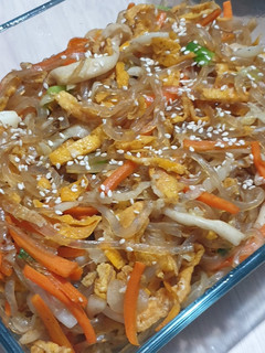 Foto resep Japchae shirataki khas korea