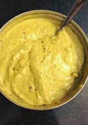 A picture of Maida ki chutney.