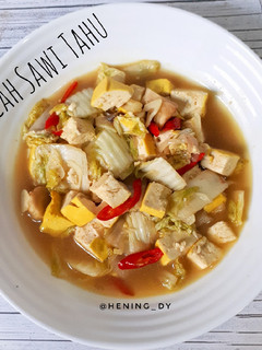 Foto resep Cah Sawi Tahu