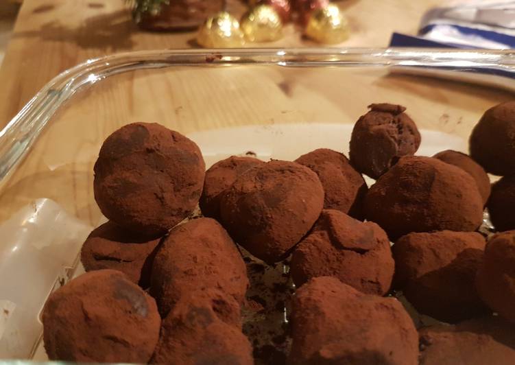 Recette: Truffes au chocolat de Cyril Lignac