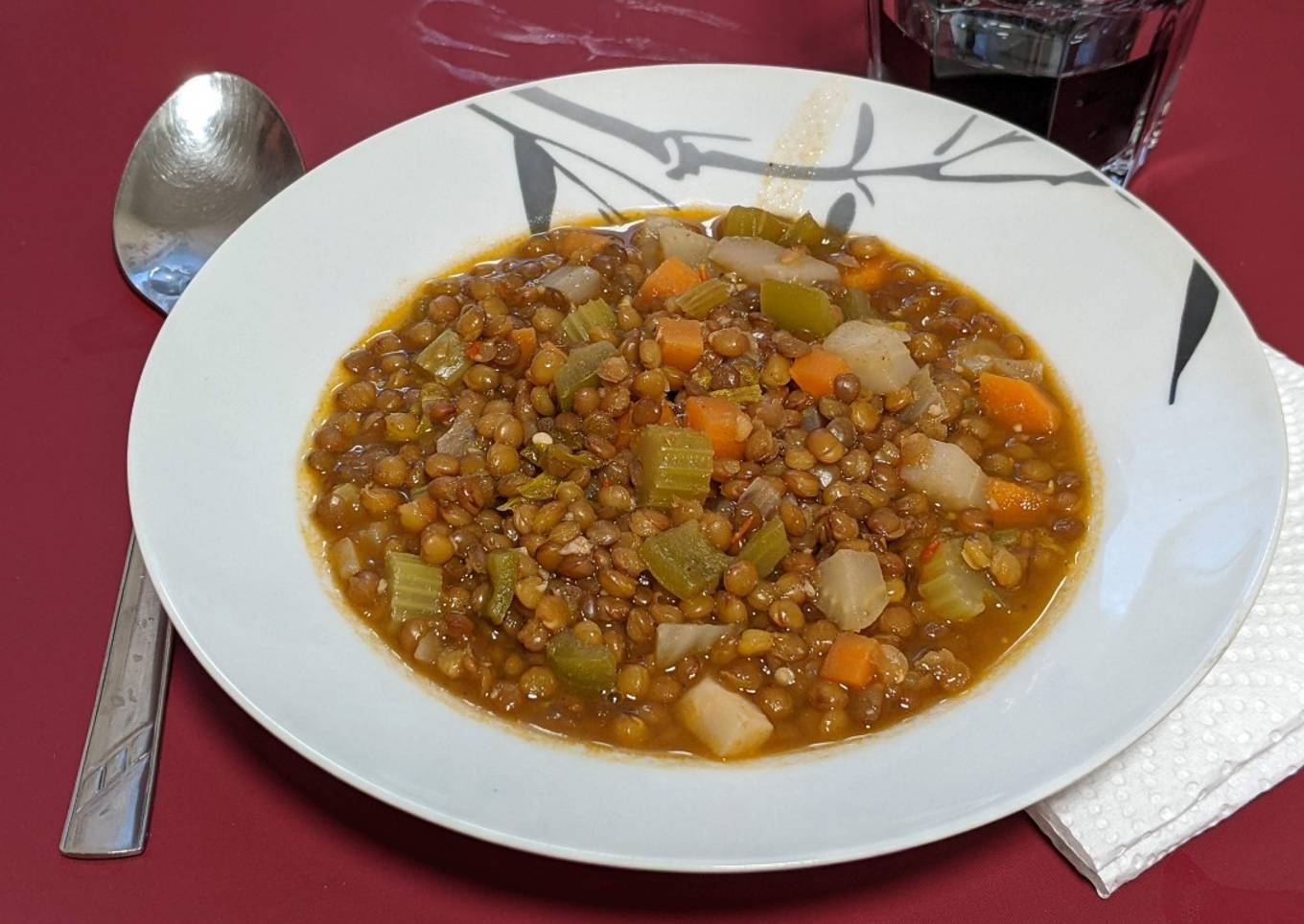 Lentejas a la jardinera