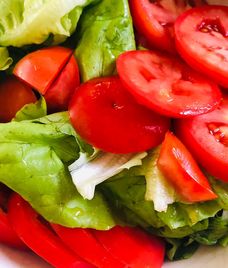 xà lách trộn dầu dấm