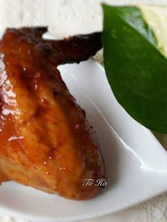 Hình của món Cánh gà nướng bơ cay.