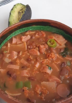 Una foto de Frijoles charros
