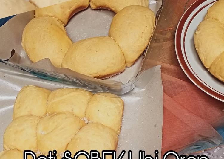 Bagaimana Membuat Roti sobek ubi Oren 3 Anti Gagal