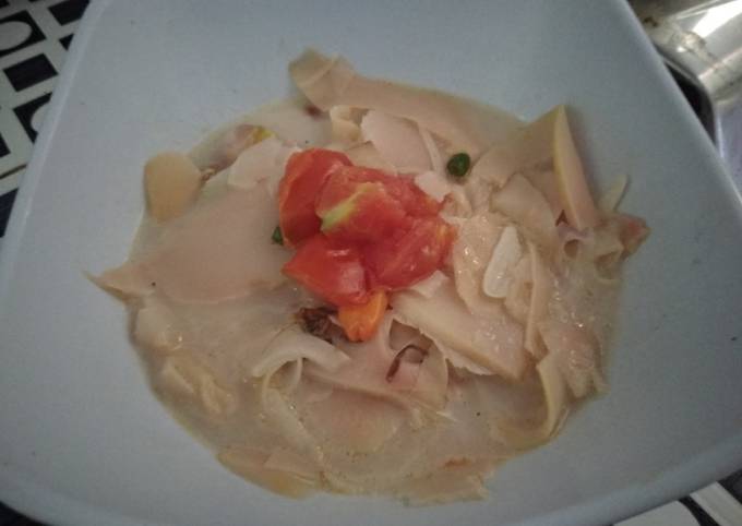 Resep: Rebung kuah Santan Enak Dan Mudah