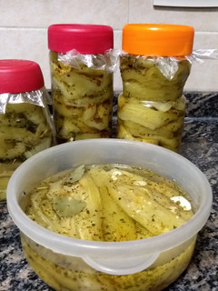 Una foto de Berenjenas al escabeche🍆