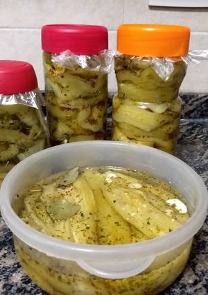 Una foto de Berenjenas al escabeche🍆