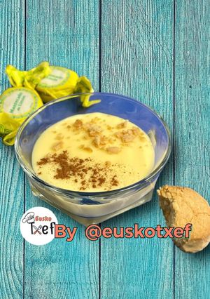 Una foto de Natillas de Polvorón en Thermomix