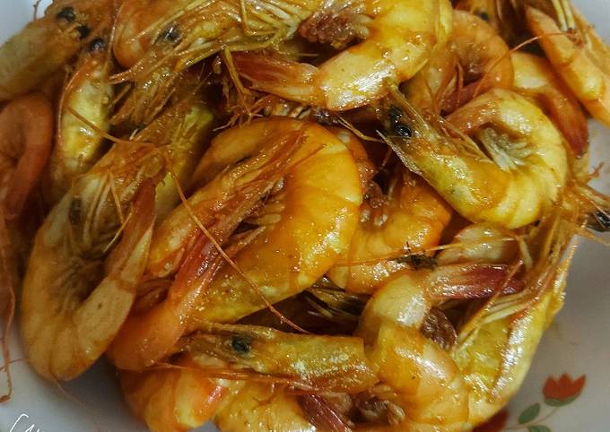 Resipi Udang Goreng Kunyit Oleh Cahaya Farah Cookpad